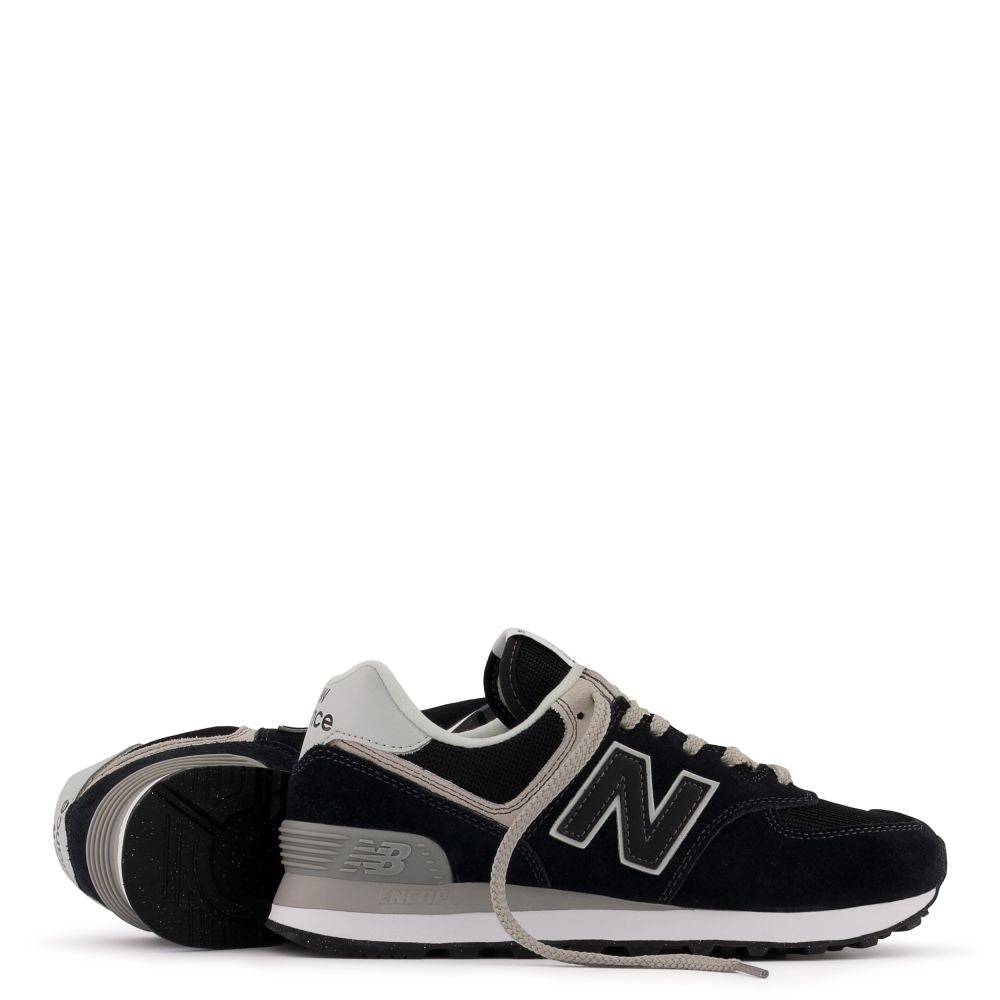 New Balance Women's 574v3 in Black with White