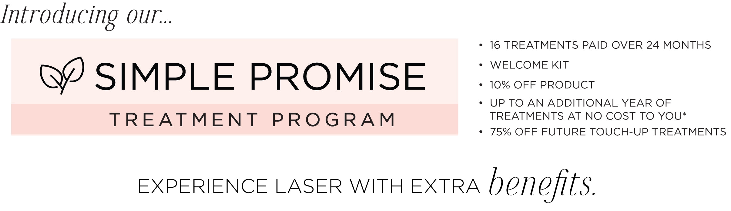 simple promise treatment program laser hair removal