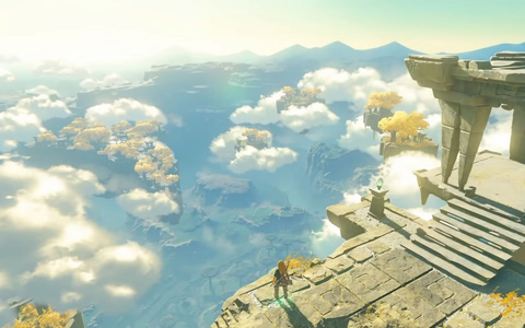 Landscape image from Zelda Tears of the Kingdom