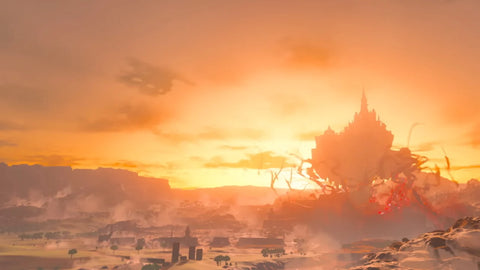 Sunset image from Zelda Tears of the Kingdom