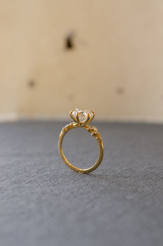 2ct engagement ring lab grown diamond 