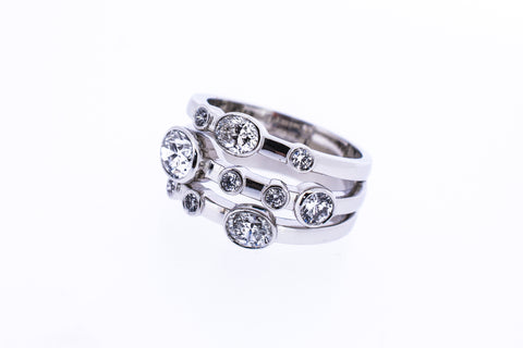 Remodel oval diamond ring