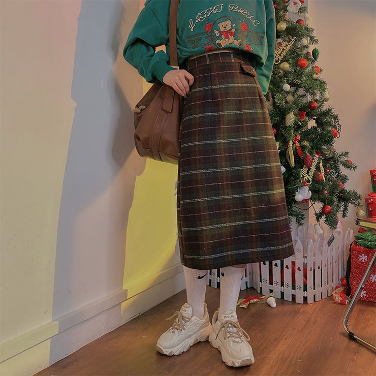 christmas plaid skirt 2020