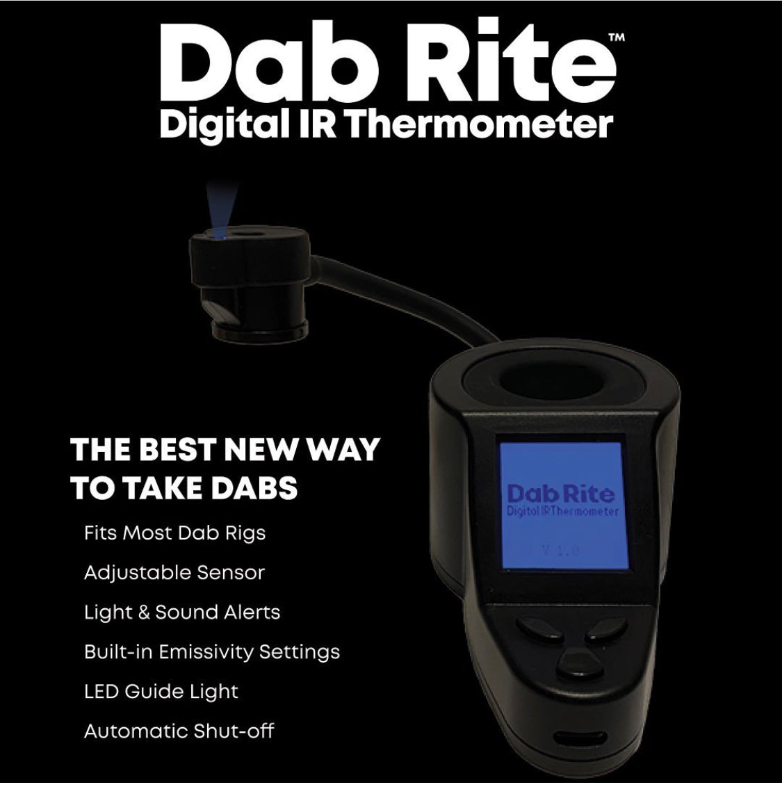 The Dab Rite™ Digital Infrared Thermometer Official Retailer at