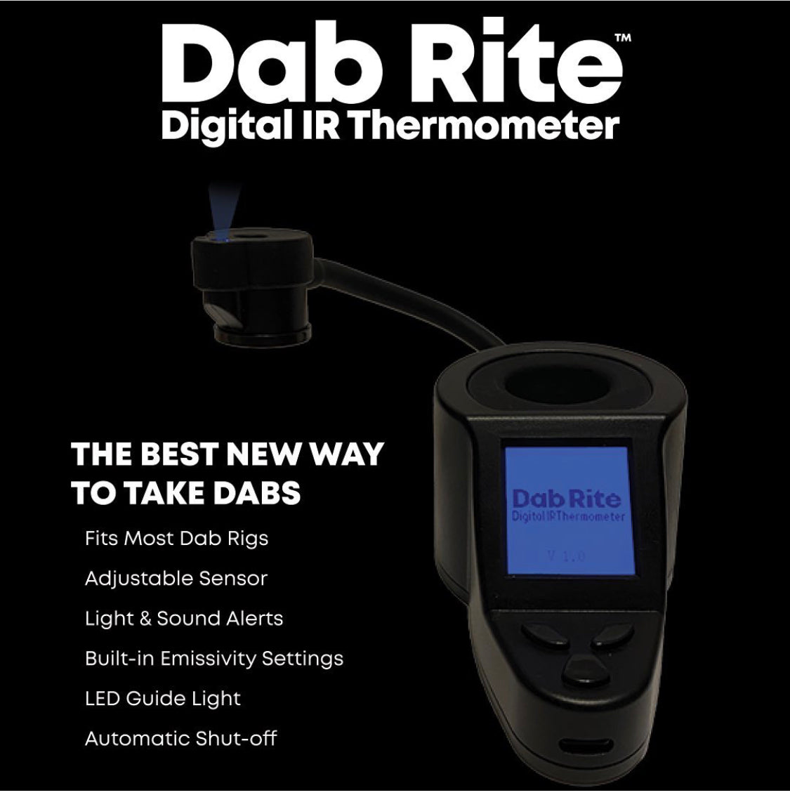 Dab Rite™ Digital IR Thermometer – Avernic Smoke Shop