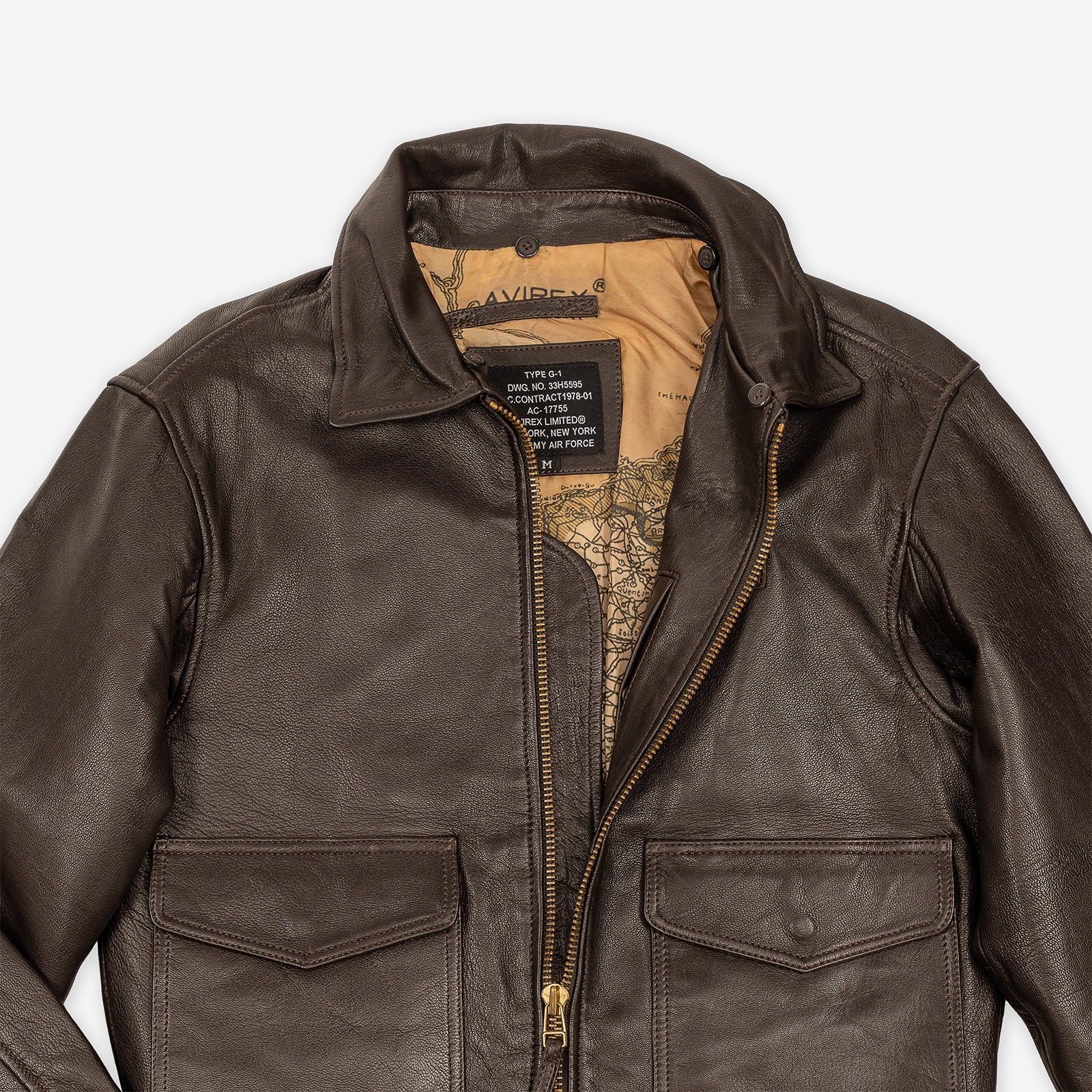 G1 Winter Leather Jacket (Size Restock) | Avirex® – Avirex® Europe