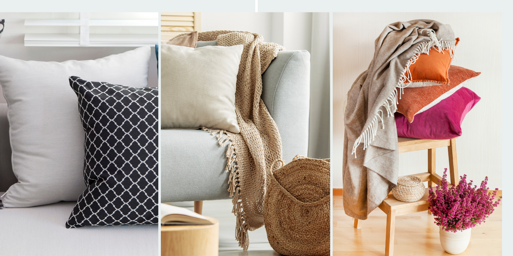 Sofa & Throw Cushions - Decor Interiors