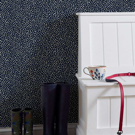 Wallpaper By Joules - Hunting Birds French Navy — Decor Interiors