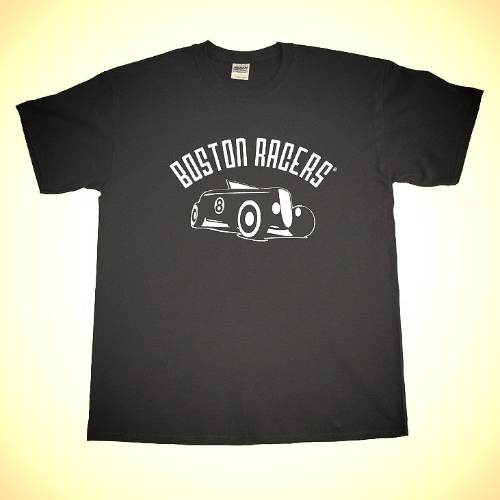Vintage Hot Rod Shirt in White or Black – Boston Racers Motor Gear