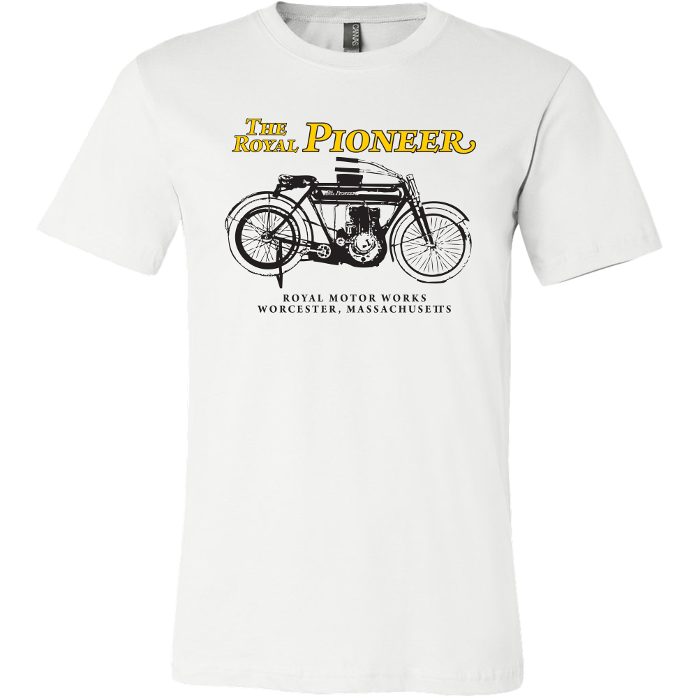 The Royal Pioneer Motor Works T-shirt – Boston Racers Motor Gear
