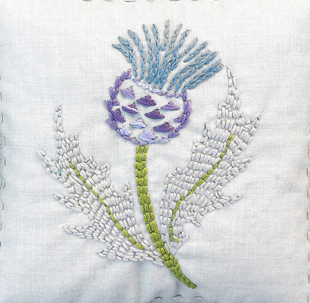 free thistle embroidery pattern