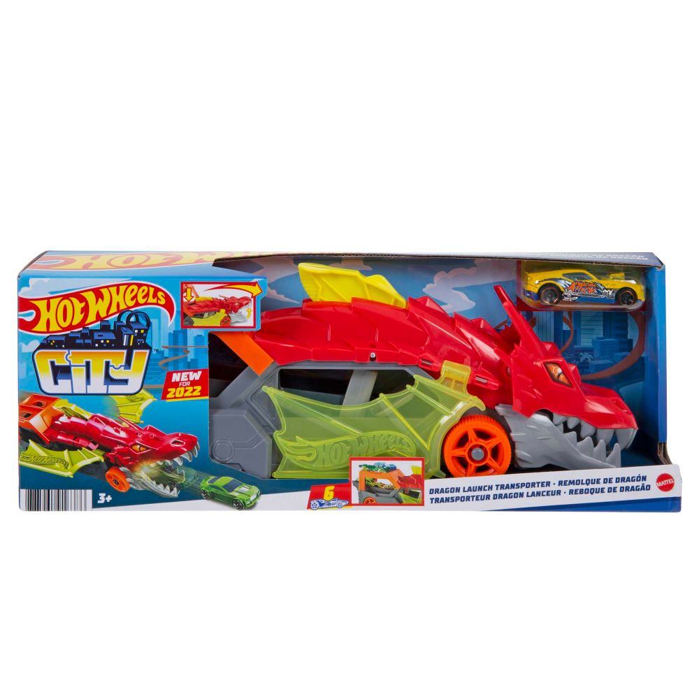 Hot Wheels Dragon Drive Fire Fight Ages 5+ New Toy Car Race Track