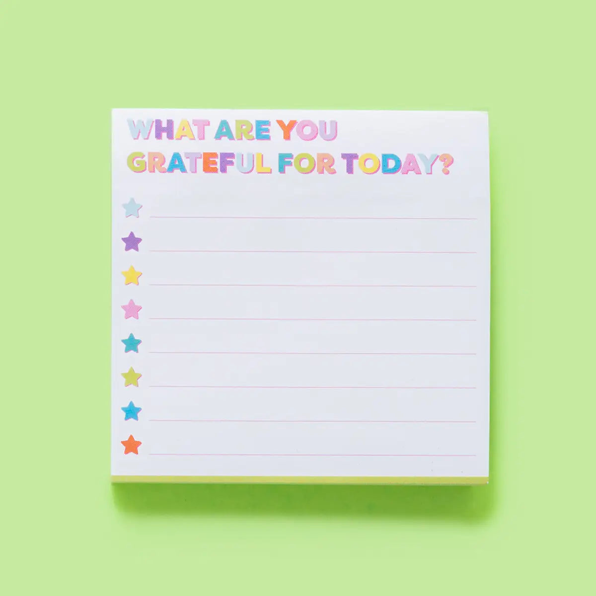 TAYLOR ELLIOTT DESIGNS Sticky Note Pad "Gratitude Reminder"