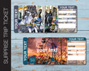 Printable Fair or Theme Park Surprise Gift Reveal Ticket - Kaci Bella Designs