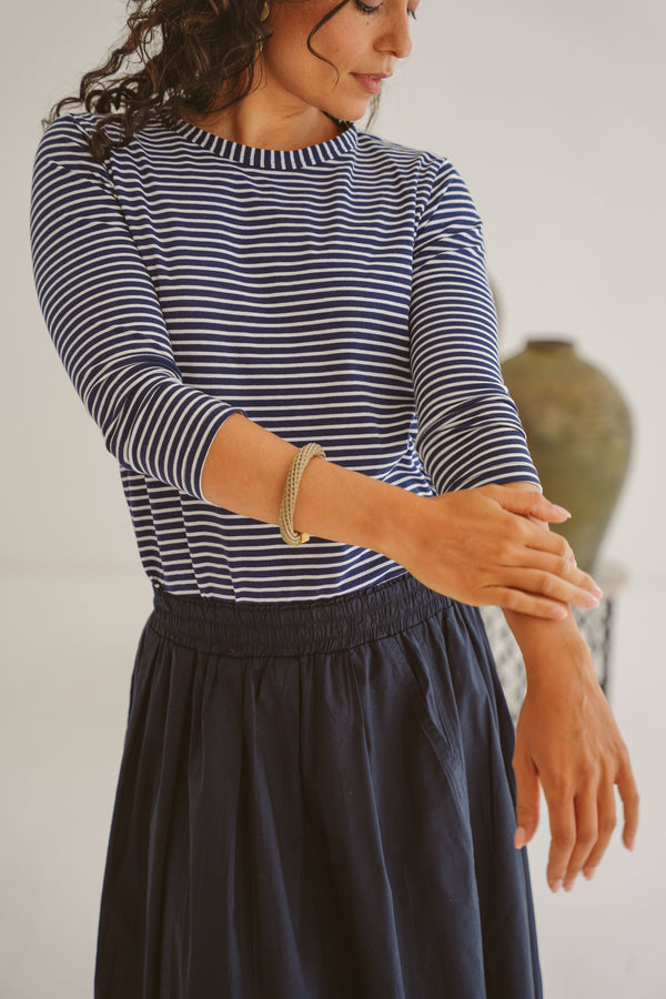 Alice Cotton Striped Top