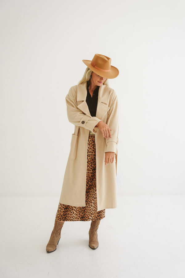 Stella Belted Melton Coat