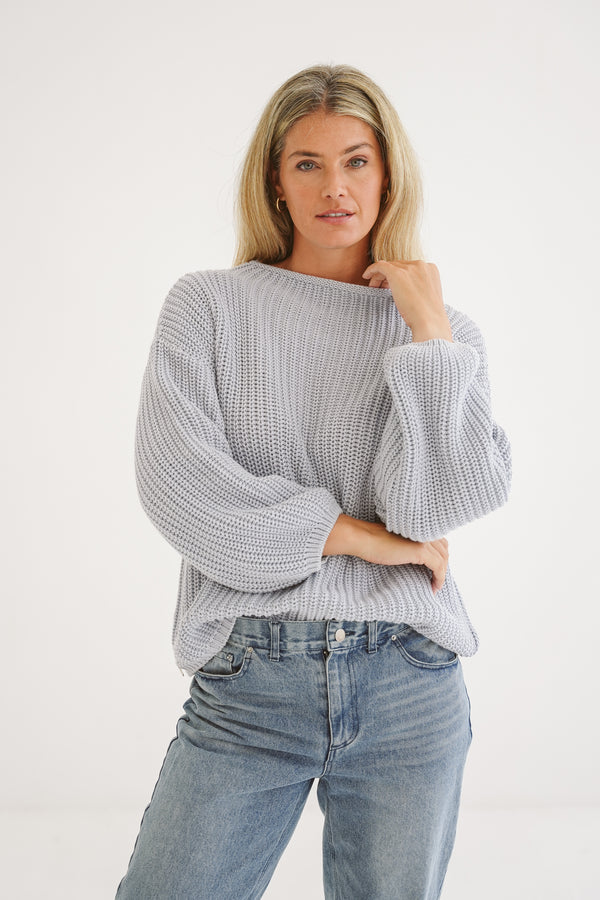 Pia Cotton Boxy Knit