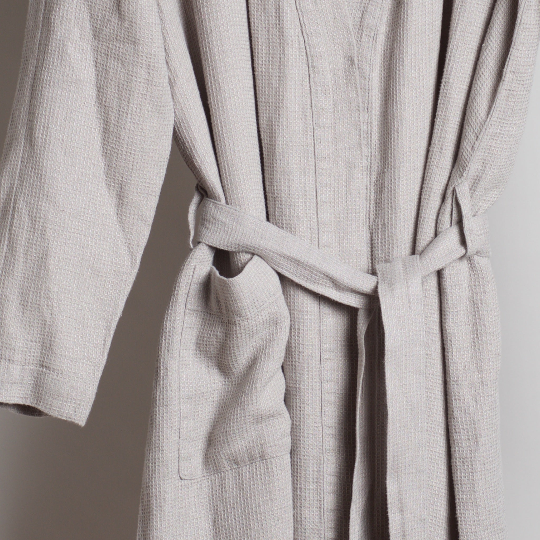 Linen Spa Robe - Natural