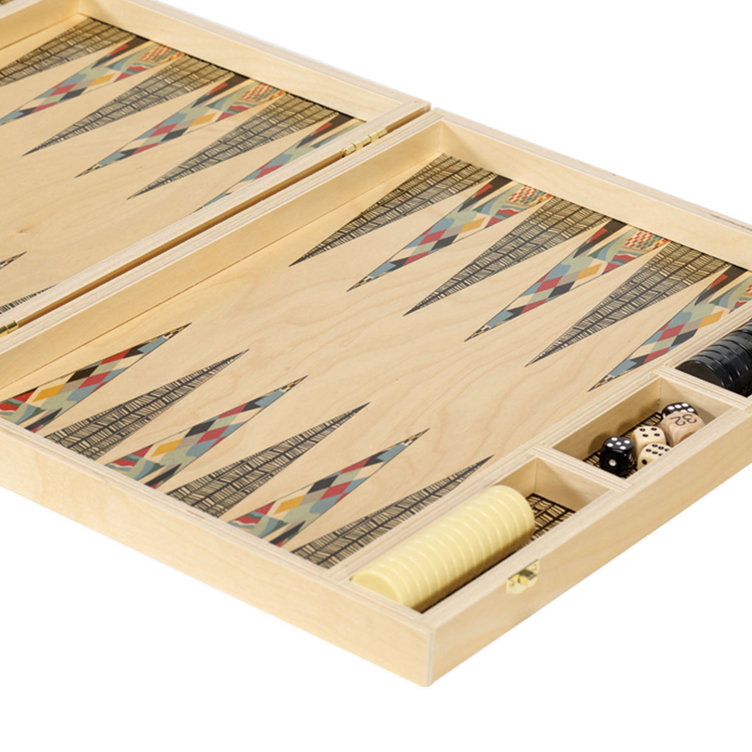 Paloma Rust Tabletop Backgammon Set