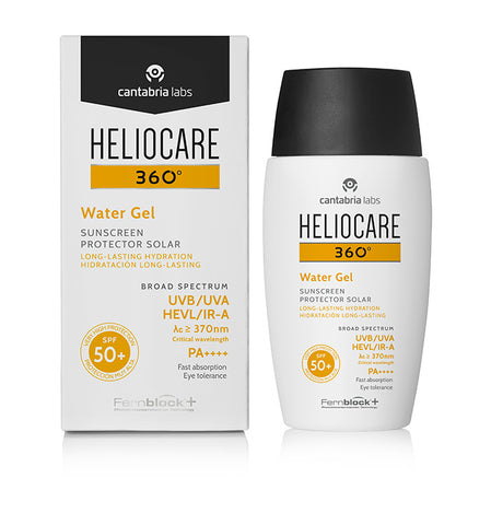 Heliocare 360° Water Gel bottle and carton