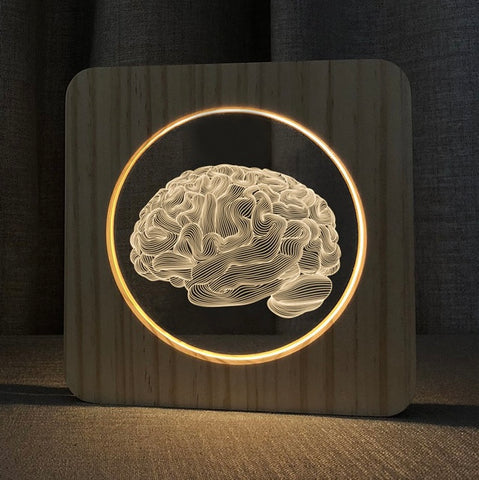 LED Brain Lamp