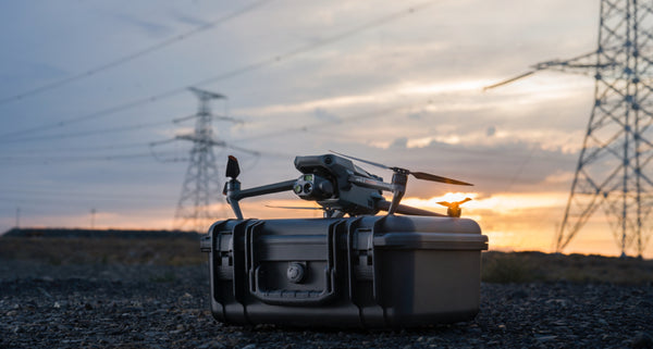 DJI drone powerline inspection