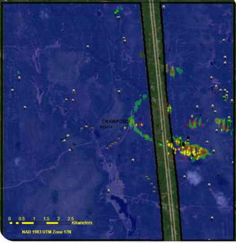 Drone magnetometer scan