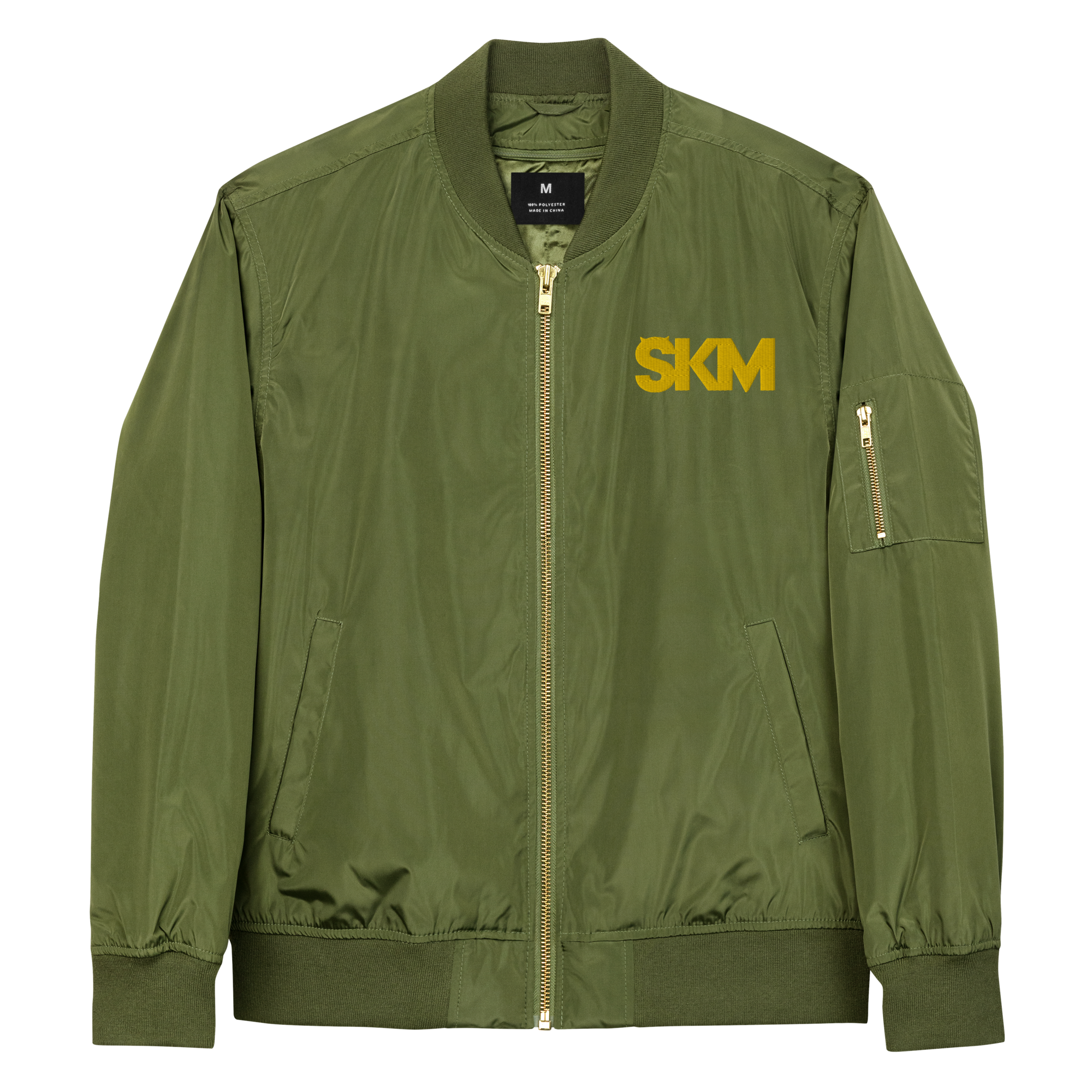 SKM Logo Premium bomber jacket