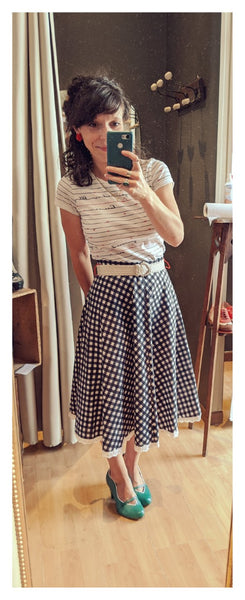 Tenue du jour, vichy vintage