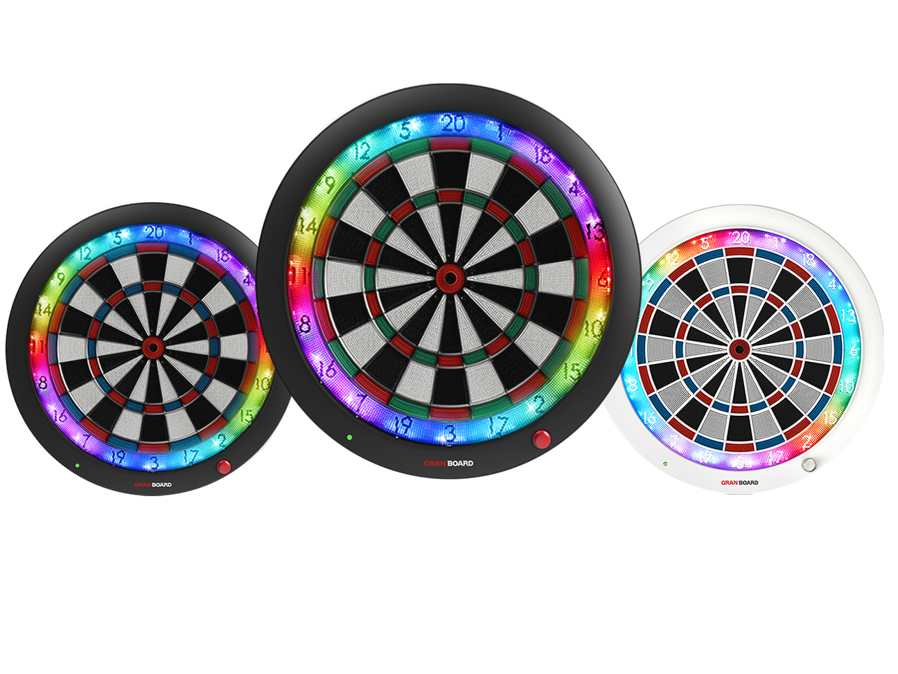 GranBoard jeu de fléchettes intelligent Bluetooth 56 x 51 cm vert 2 parties  - Fléchettes - Achat & prix