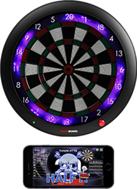 Gran Board 3S - Electric Dart Board - Blue Segments • Billiards Direct