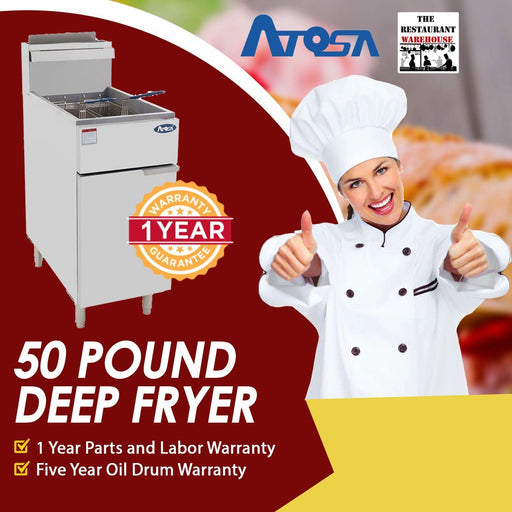 Commercial Fryers for Restaurant - Deep Industrial Fryers: Gas