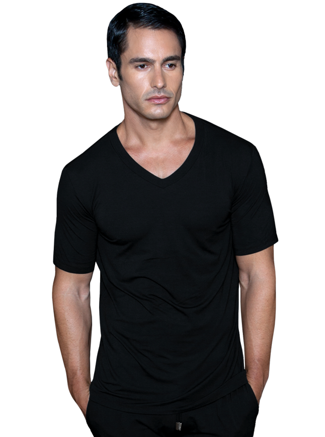 Mens Bamboo V Neck T – Sole-one Apparel
