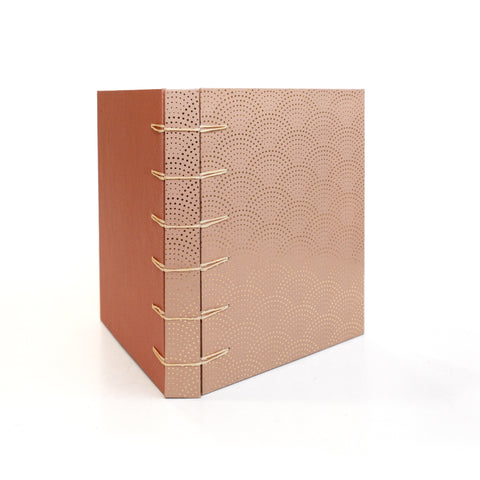 Gold dot paper handbound journal