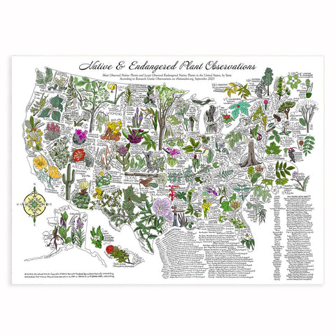 Jen Urso Endangered Plant US Map