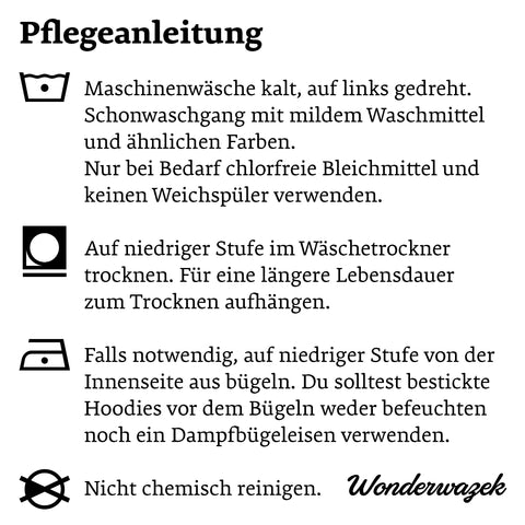 Pflegehinweis