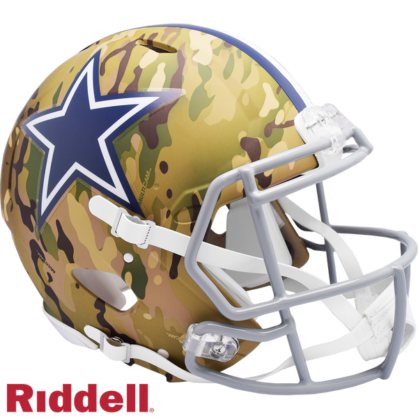 Dallas Cowboys Unsigned Riddell FLASH Alternate Revolution Speed Replica  Football Helmet