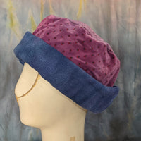 Reversible Hat - Silk, Wool, Cotton