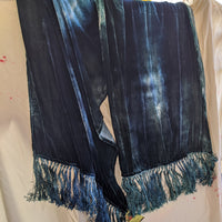 silk velvet shawl + fringe