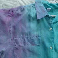 Aurora Borealis Starlight Silk Habaitai Shirt