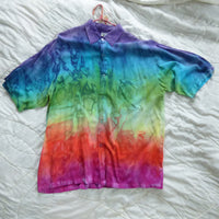 Rainbow Waterfalls Rayon Shirt