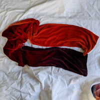 extra lush doubled silk velvet scarf