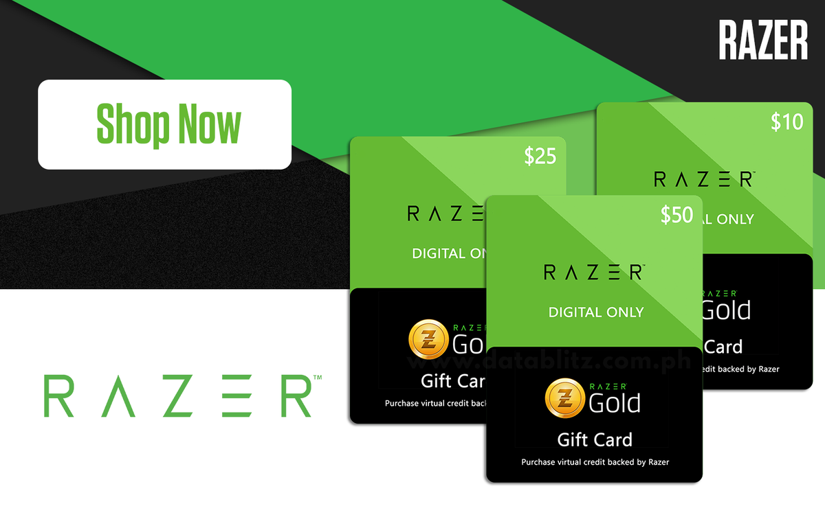 Razer Gold Digital Codes Datablitz Digital Store