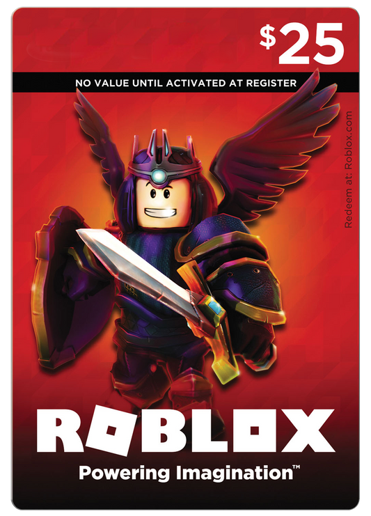 Roblox Gift Card (Digital Delivery): $50 GC $36.90, $15 GC $11.90, $10 GC