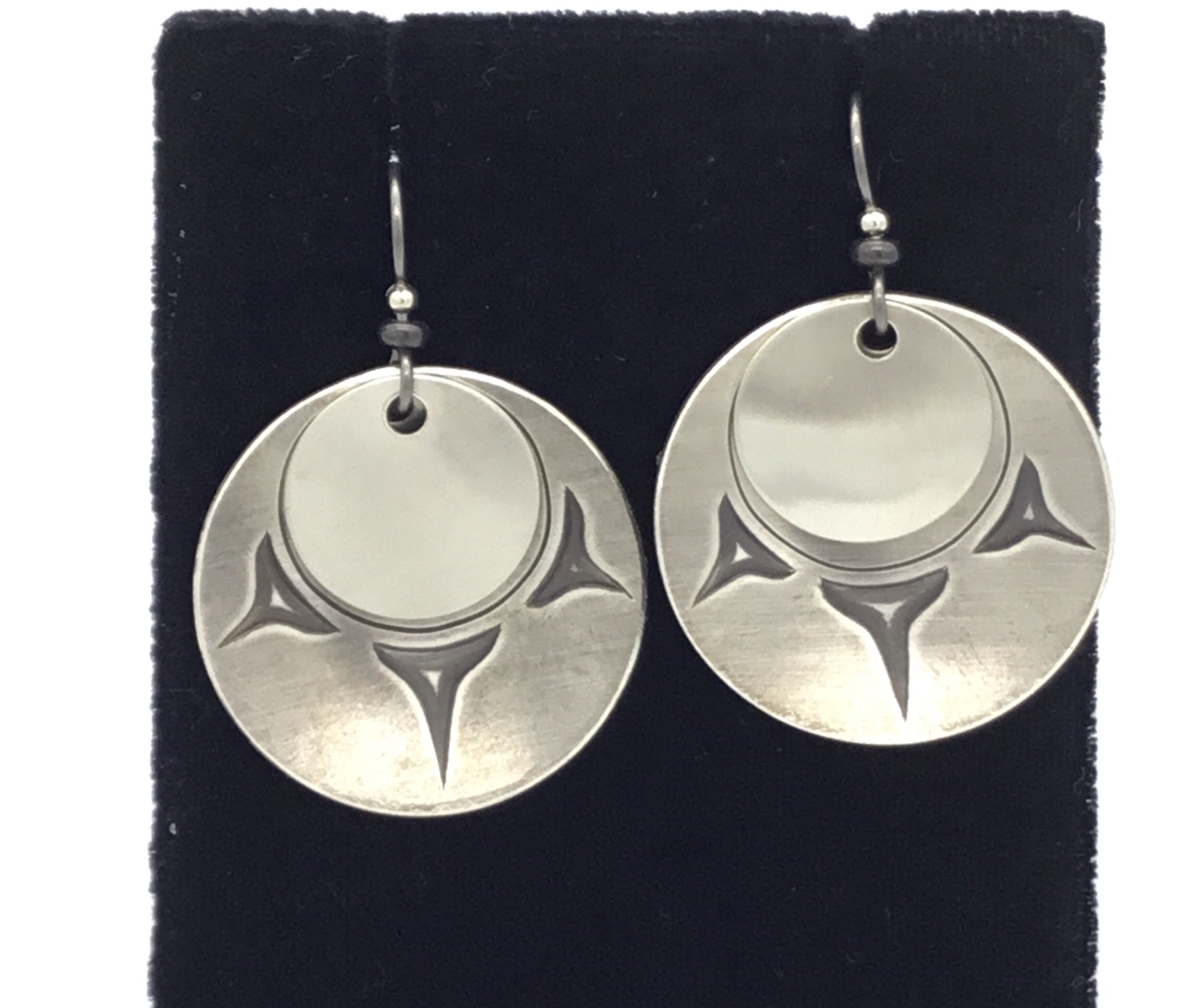 Silver Moon Earrings
