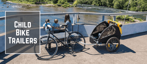 Características de seguridad del remolque para bicicletas para niños Burley