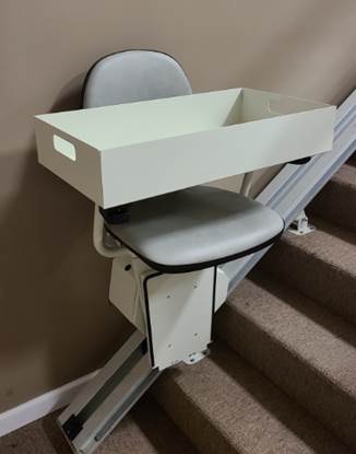 Stair Lift Cargo Tray Attachment