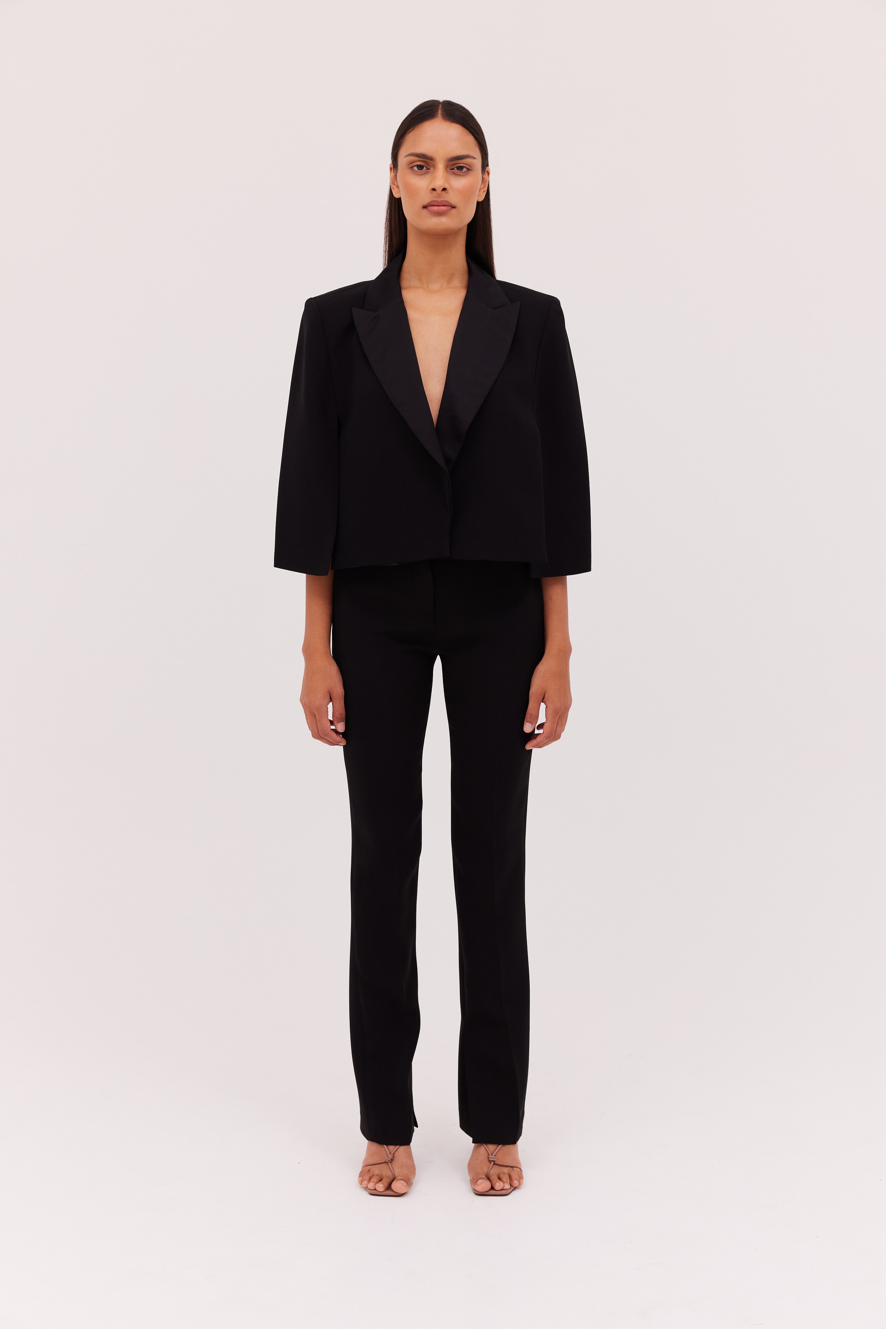 Claire Crepe Blazer – Able