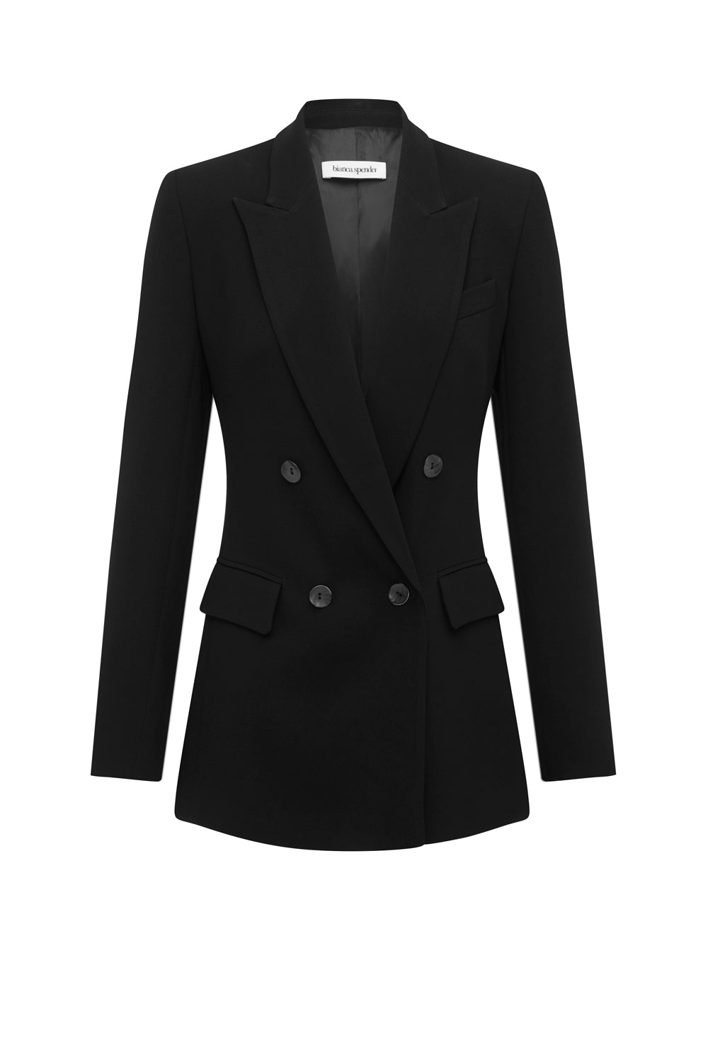 BLACK CREPE ESQUIRE JACKET