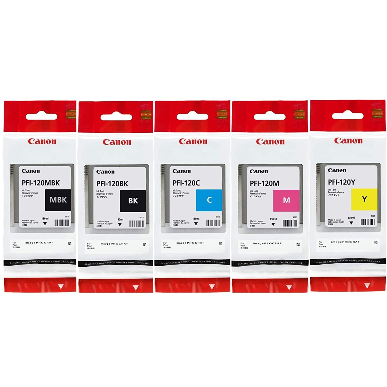 Canon PFI-120 and PFI-320 Ink for iPF TM200, TM300, TM305